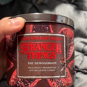 Bath & Body Works Stranger Things Candle - Dark Red